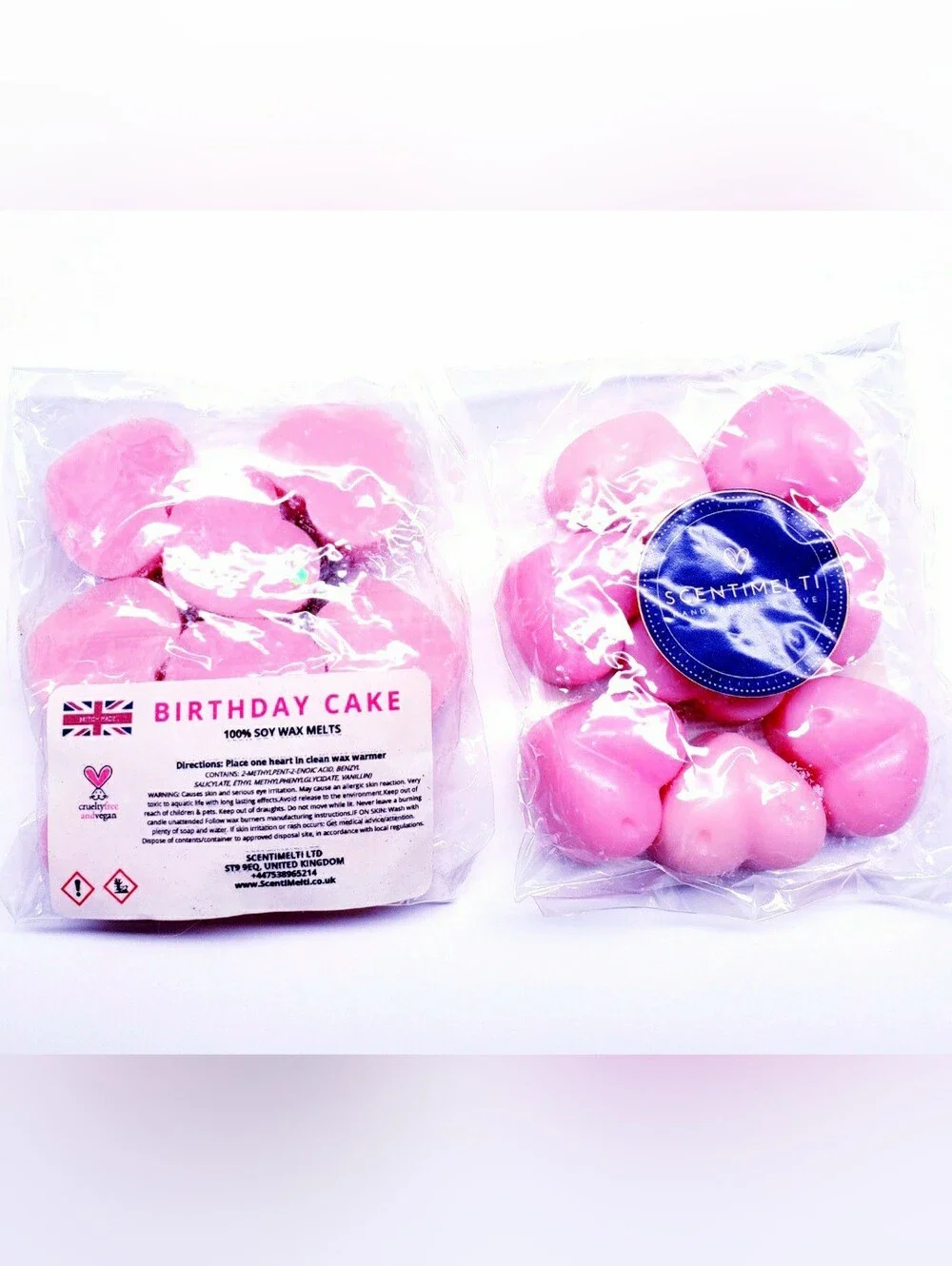 Wax Melts BIRTHDAY CAKE 100% pure soy Wax Melts, 2 oz (2 Pack)